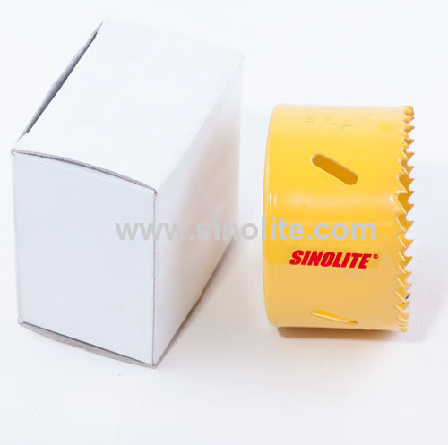 HSS Bi-metal hole saw sharp teeth in yellow color M3 M42 for professional user