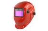 Red Adjustable Welding Helmet , painted arc welding helmet din4 / din 9-13