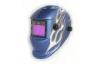 Blue Battery Powered Welding Helmet , PP Fire Resistant arc welding mask