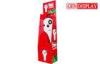 Retail Floor Paper Pos Stands Displays Shelf , 4C / 1C Full Color