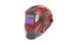 Vision Plastic Welding Mask auto shade , painted with led