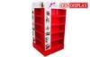 Red Carton Cardboard Pallet Display , Wine Standee Standee Display