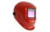 Electronic Din 9-13 Welding Helmet RED , Battery Powered and DIN 4 / 913