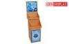 Tiered Food Store Cardboard Display Shelves For Supermarket Promotion