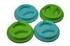 anti bacterial round silicone coffee mug cover lid