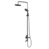 Brass body Wall Mounted Exposed Shower Faucet with Shower Kit