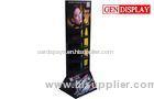 Glossy Carton Floor Cosmetic Display Stands Retail For Exhibitions