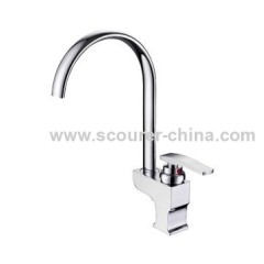 Single Lever Mono Kitchen Faucet Solid and heavy brass construction