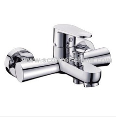 Chrome Wall Mounted Exposed Bath Shower Faucet