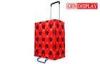 Foldable Paper Cardboard Trolley Bags Corrugated For Trade Shows