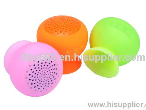 2013 China newest Sucker Wireless Bluetooth Speakers 3.0 support memory card