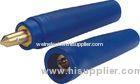 Japan type Welding Cable Connector , blue with Rubber anti flaming