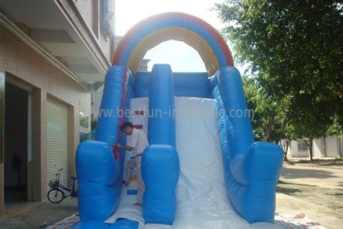 Blow Up Blue Waterslides