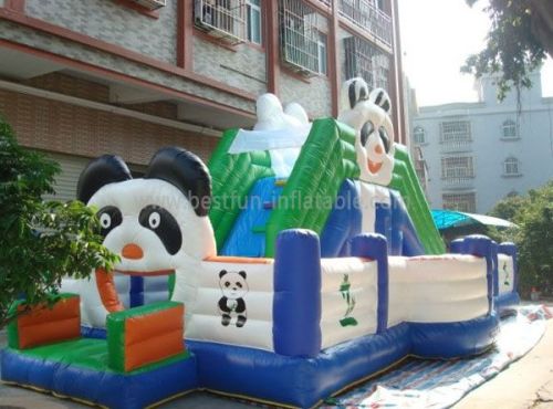 Inflatable Panda Fun City