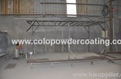 Automatic Powder Coat Oven With Silicate Cotton Insulation Sandwich