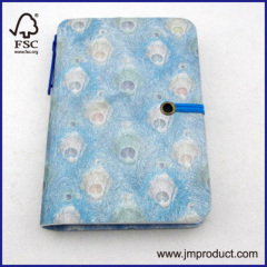 laser and card cover notebook