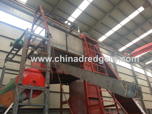 River iron sand dredging and seprating machinery
