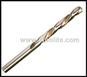 HSS Cobalt5% Twist Drill Bit DIN340 fully ground Split point 135 degrees, Copper color