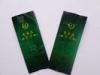 Vacuum Laminated Plastic Bags Green for Tea Packaging