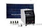 AC Residential Solar Power Systems Black For TV / Fan / Lamps