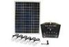 45W DC Residential / Home Solar Power Systems , 5V+12V DC Output
