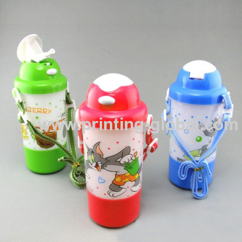 Hot Stamping Paper For Student Drinking Bottle Vivid Design With Bright Color