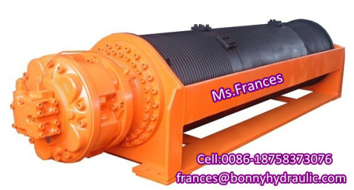 25KN Hydraulic winch with double drum