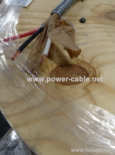 Aluminum Type MC cable AC cable AWG12,14,8