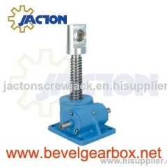 gear lift, screw jack vertical arrangement, acme screw adjuster mechanism, worm gear jacks