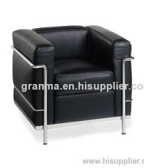 Le corbusier lc2 1 seat sofa