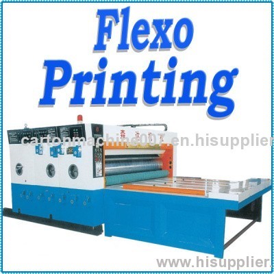 flexo ink printing & slotting machine