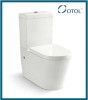 equipped tank fittings OT-6121 ceramic sanitary ware washdown two piece toilet