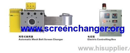 Auto mesh belt screen changer