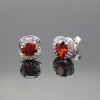 925 silver jewelry,stering silver jewelry cubic zircon stud silver earrings