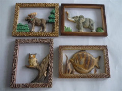 Wood Carved Wall Art