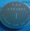 30mAh 3.6V Lithium Coin Cell Battery LIR2025 for Electronic Memory System