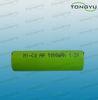 AA 1000mAh NiCd Rechargeable Battery , 1.2V Ni-Cd Battery Cell for LED Lights