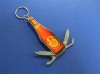 Beer bottle shape multi keychain tools