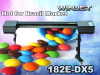 High resolution 1440dpi with EPSON DX5 head for WinJET 182e ECO solvent digital inkjet printer using indoor solvent ink