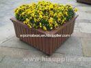 Recyclable Railing Wood Plastic Composite Flower Box for WPC Outdoor Furniture