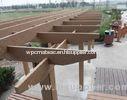 Anti-UV Wood Plastic Composite Corridor and Eco-friendly WPC Construction