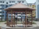 WPC Shade Pavilion and Plastic Wood Pergola for Rest Area or Public Construction