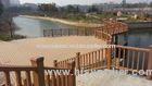 Wood Plastic Composite WPC Outdoor Fence Grid and Walk Bridge for Reservior
