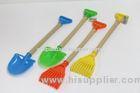 Mini Sand Plastic Beach Shovels Rakes , Beautiful Childrens Plastic Toys