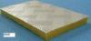 Yellow Acoustical Glass Wool Ceiling Tiles For Commercial Buildings