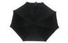 34&quot; Promotional Double Canopy Golf Umbrella For Men , Black Straight