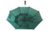 Strong Green Double Canopy Golf Umbrella With Auto Open Customized Gift