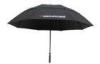 34 Inch Windproof Golf Umbrella / Black Fiberglass Shaft For Company