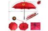 75 Inch Red Automatic Golf Umbrella For Advertising , Promotional