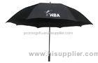 68 Inch Vent Automatic Golf Umbrella For Advertising / Wood Handle
